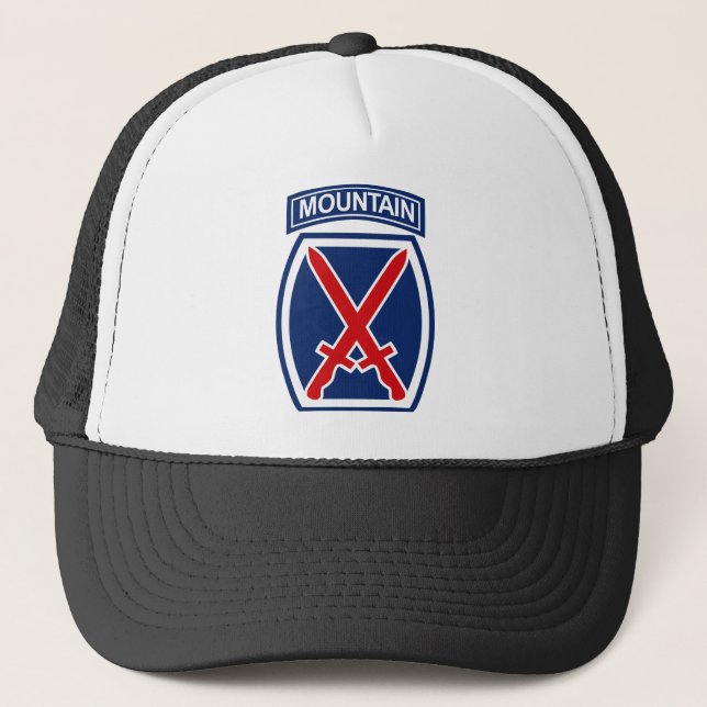 Gorra De Camionero 10mo División de la montaña (Anverso)