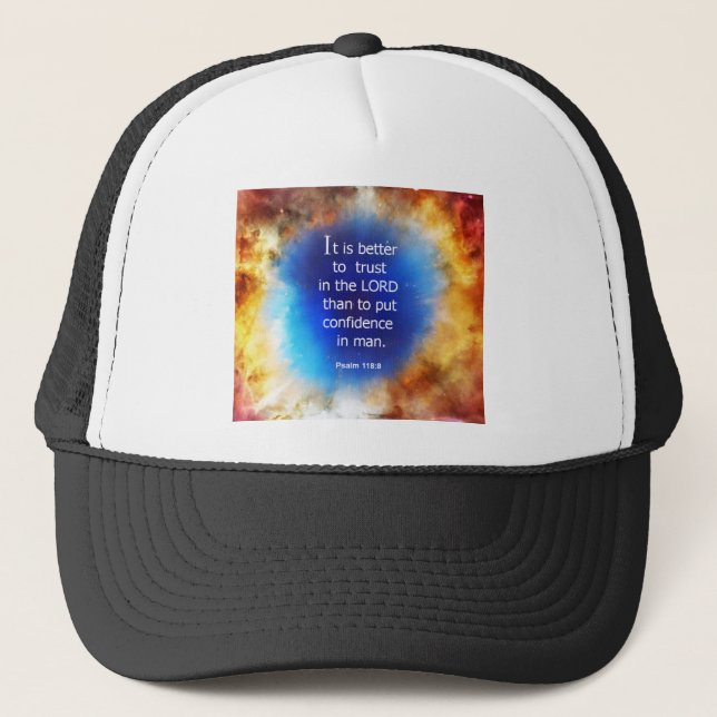 Gorra De Camionero 118:8 del salmo (Anverso)