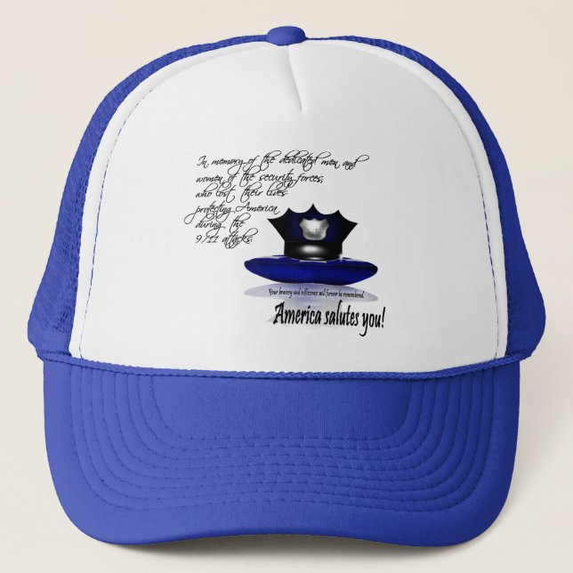 Gorra De Camionero 11 de septiembre el centro de comercio mundial (Anverso)