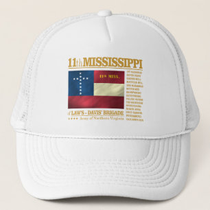 Gorra De Camionero 11mo Infantería de Mississippi (BA2)