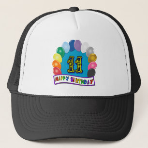 Gorra De Camionero 11mo Regalos de cumpleaños con diseño clasificad