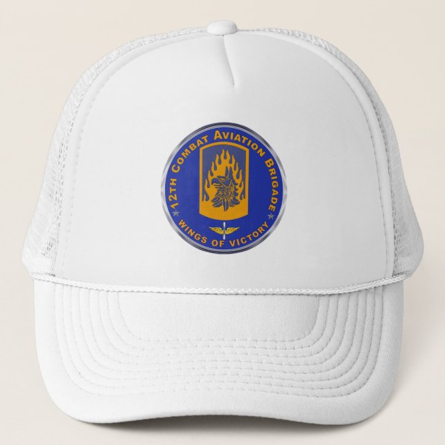 Gorra De Camionero 12ª Brigada de Aviación de Combate CAB (Anverso)