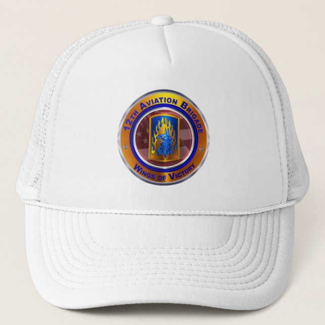 Gorra De Camionero 12.ª Brigada de Aviación de Combate  (Anverso)