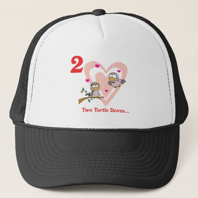Gorra De Camionero 12 días dos palomas de tortuga (Anverso)