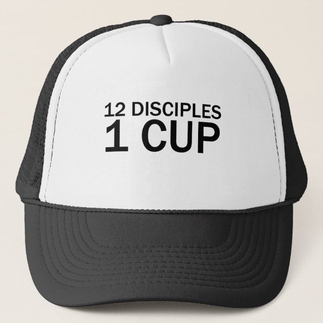Gorra De Camionero 12 DISCÍPULOS, camiseta divertida de la última (Anverso)