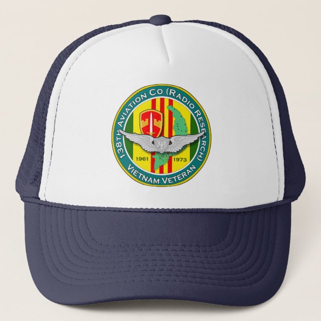 Gorra De Camionero 138ª Avn Co RR 2 - ASA Vietnam (Anverso)