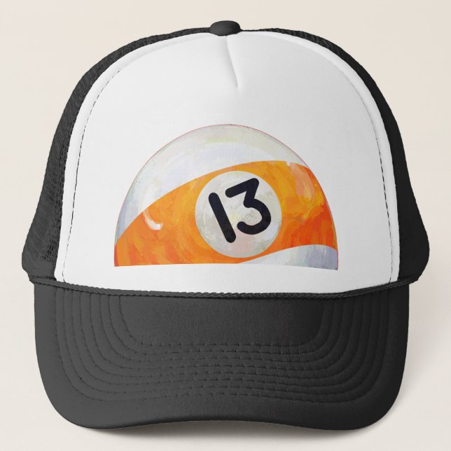 Gorra De Camionero 13 Ball (Anverso)