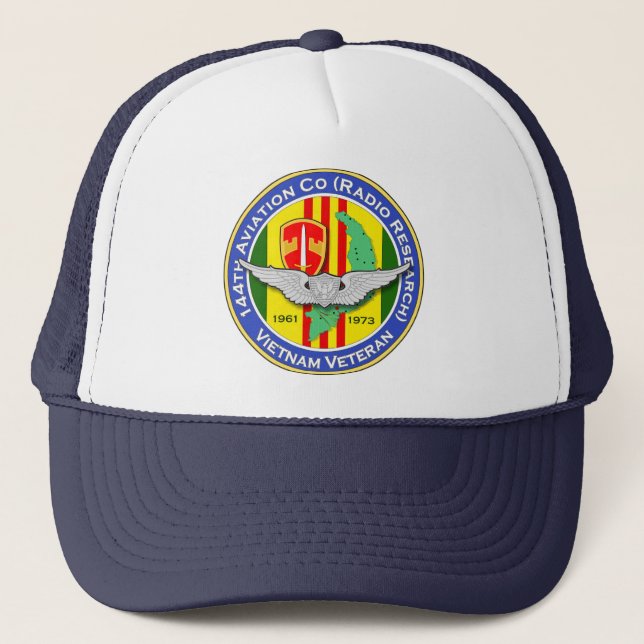 Gorra De Camionero 144o Avn Co RR 2b - ASA Vietnam (Anverso)
