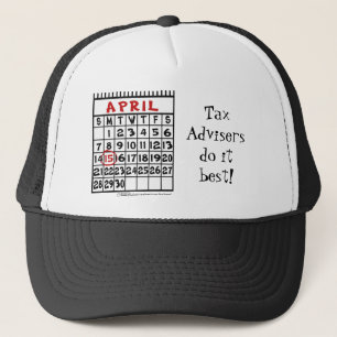 Gorra De Camionero 15 de abril - humor del impuesto