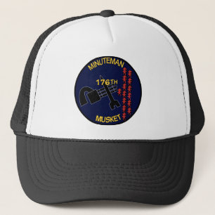Gorra De Camionero 176o Mosquete del Minuteman de AHC