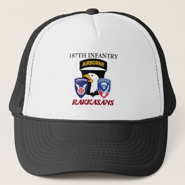 GORRA DE CAMIONERO 187.ª INFANTERÍA RAKKASANS (Anverso)