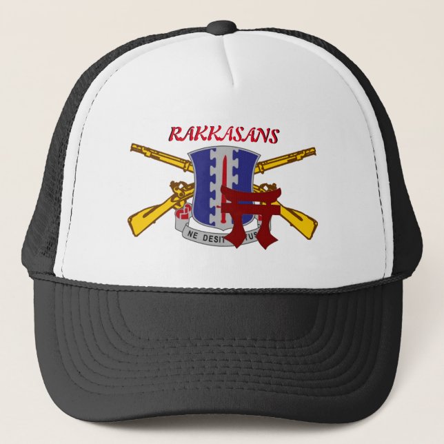 GORRA DE CAMIONERO 187.ª INFANTERÍA RAKKASANS (Anverso)