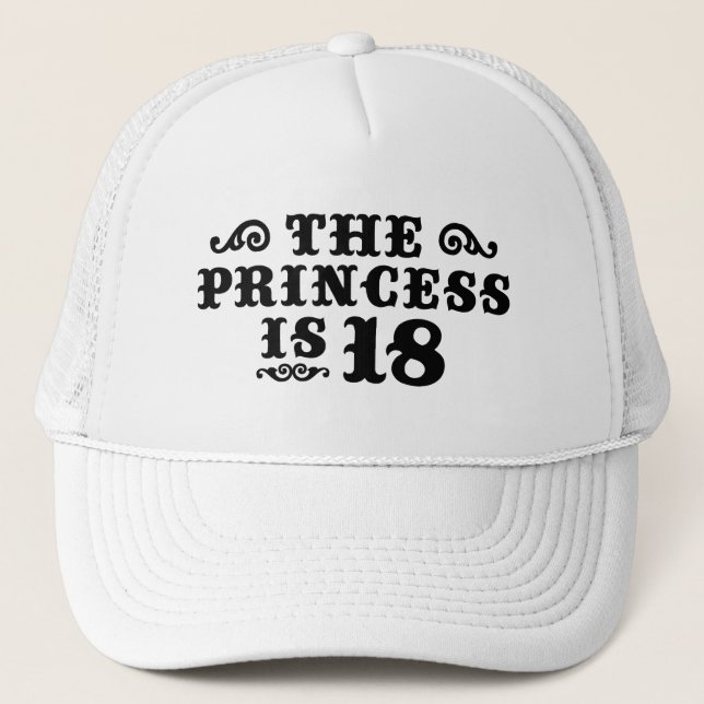 Gorra De Camionero 18 cumpleaños (Anverso)