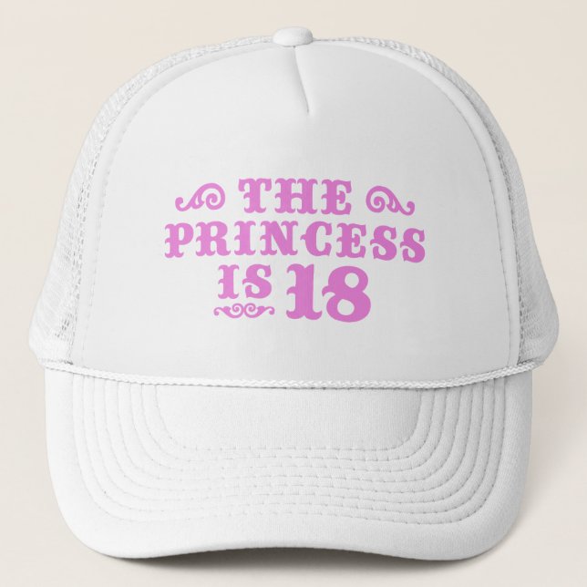 Gorra De Camionero 18 cumpleaños (Anverso)