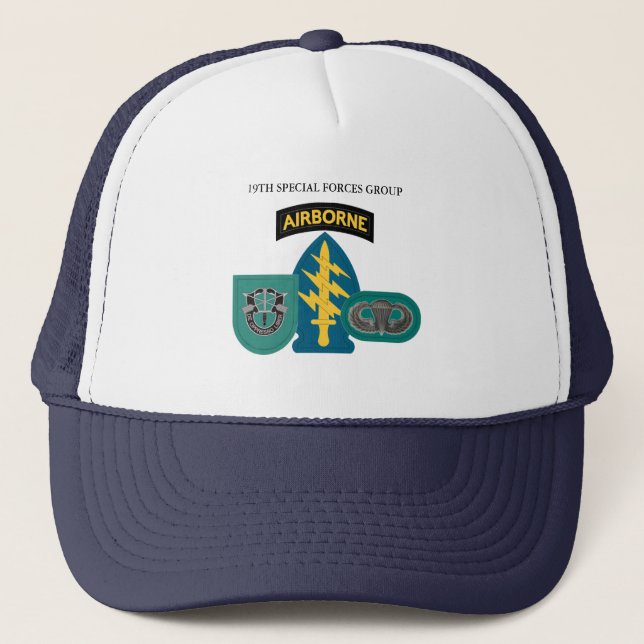 GORRA DE CAMIONERO 19º GRUPO DE FUERZAS ESPECIALES (Anverso)