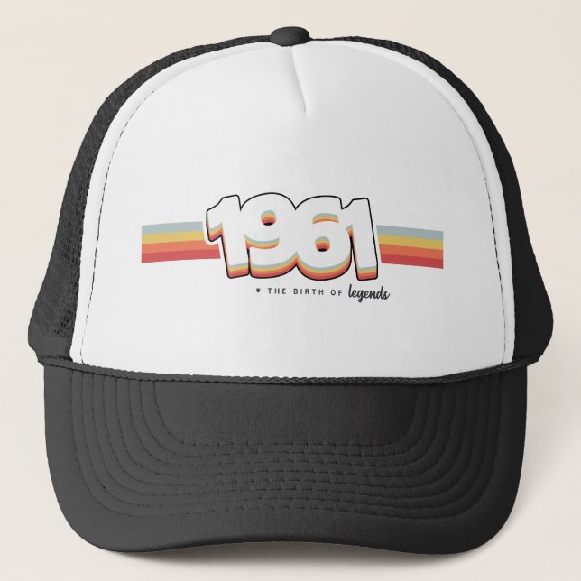 Gorra De Camionero 1961 El nacimiento de las leyendas (Anverso)
