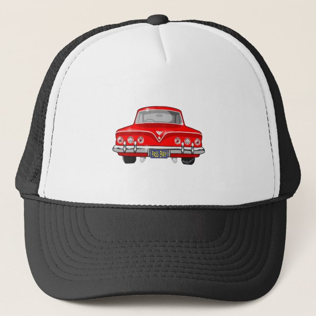 Gorra De Camionero 1961 rojo Chevrolet (Anverso)