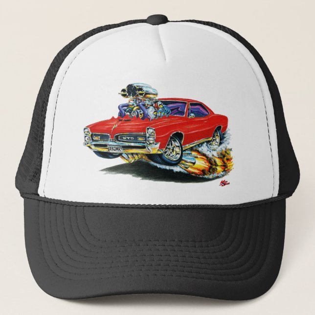 Gorra De Camionero 1966-67 coche del rojo de GTO (Anverso)