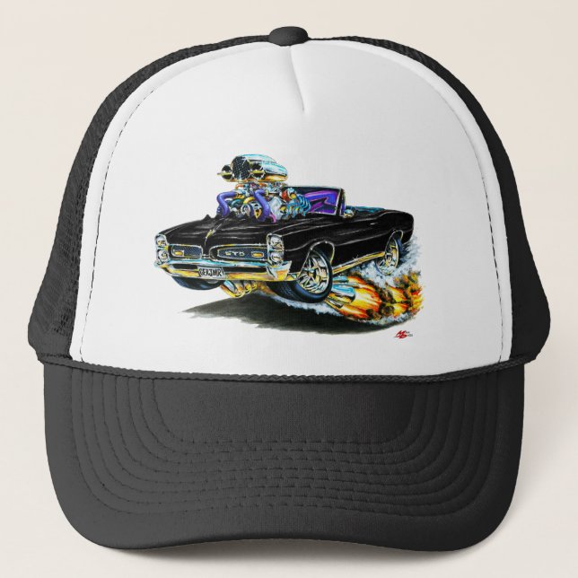 Gorra De Camionero 1966-67 convertible negro de GTO (Anverso)