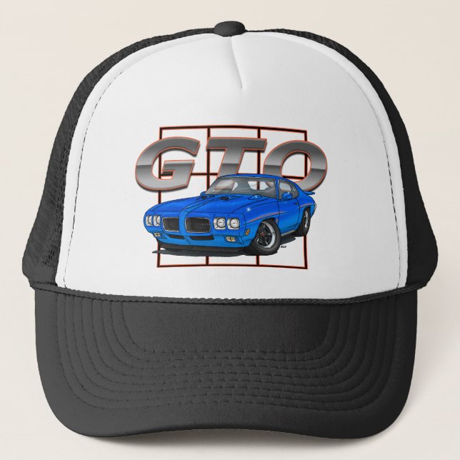 Gorra De Camionero 1970 Pontiac GTO (Anverso)