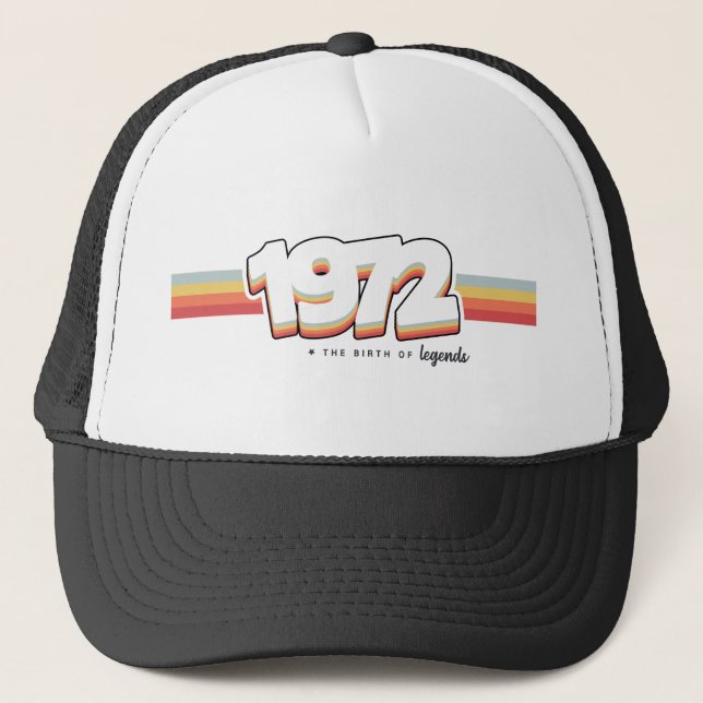 Gorra De Camionero 1972 El nacimiento de las leyendas (Anverso)