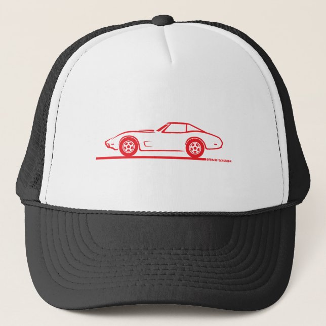 Gorra De Camionero 1974-1977 Corvette (Anverso)