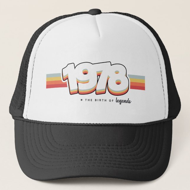Gorra De Camionero 1978 El nacimiento de las leyendas (Anverso)