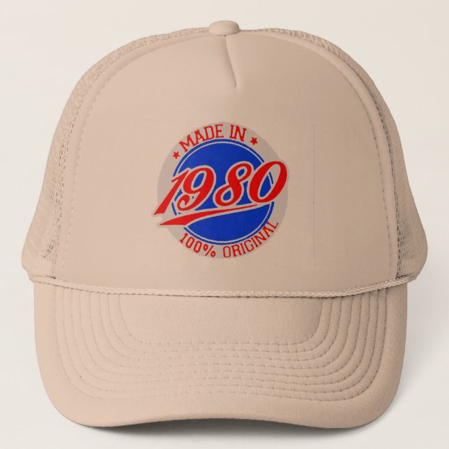 Gorra De Camionero 1980 -made in (Anverso)
