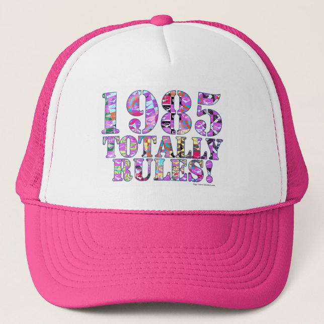 Gorra De Camionero 1985 totalmente reglas (Anverso)