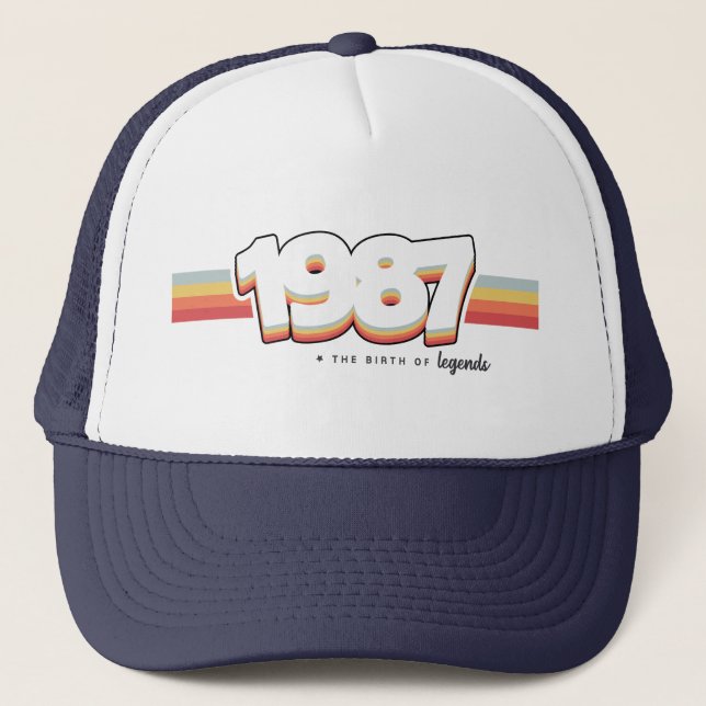 Gorra De Camionero 1987 El nacimiento de las leyendas (Anverso)