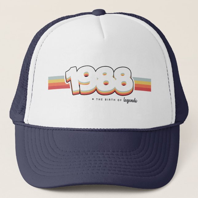 Gorra De Camionero 1988 El nacimiento de las leyendas (Anverso)