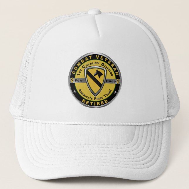Gorra De Camionero 1.ª División de Caballería Veterano Jubilado (Anverso)