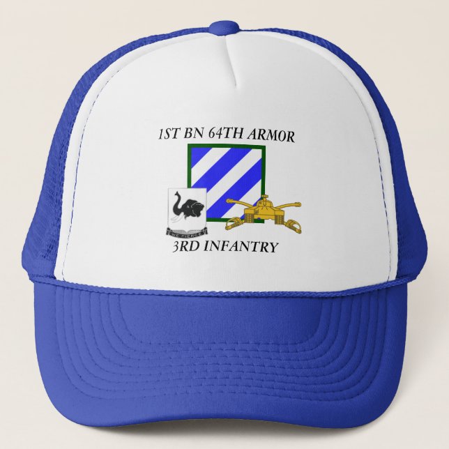 GORRA DE CAMIONERO 1.ᵉʳ 64º ARMOR 3ª DIVISIÓN DE INFANTERÍA (Anverso)