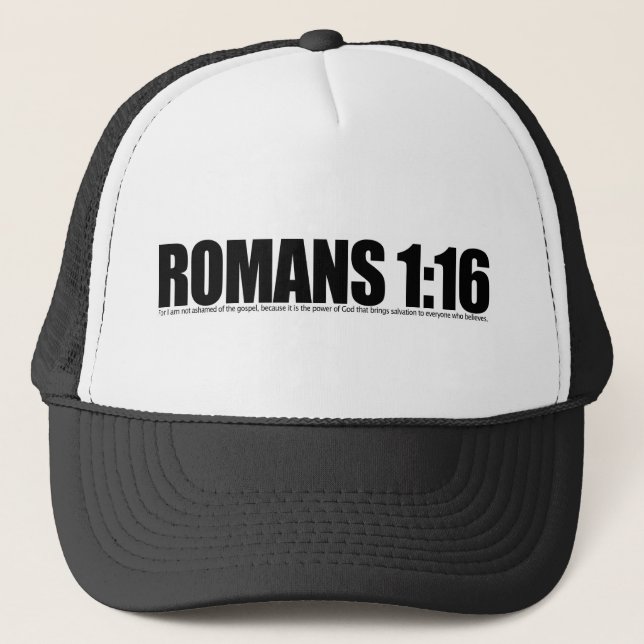 Gorra De Camionero 1:16 de los romanos (Anverso)