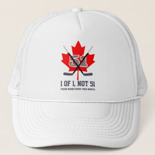 Gorra De Camionero 1 de 1 no 51 hockey sobre hojas de arce canadiense