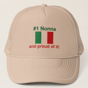 Gorra De Camionero #1 italiano Nonna (abuela)