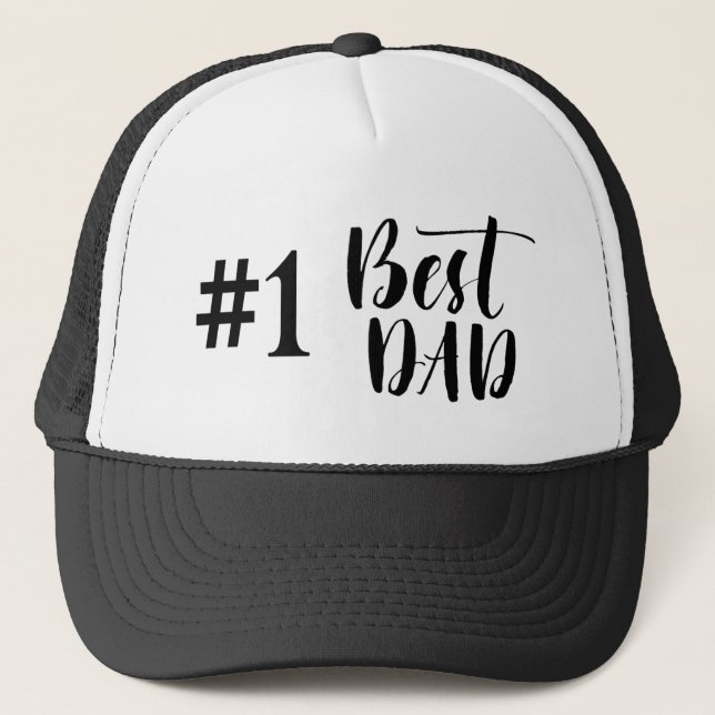 Gorra De Camionero #1 Mejor Papá (Anverso)