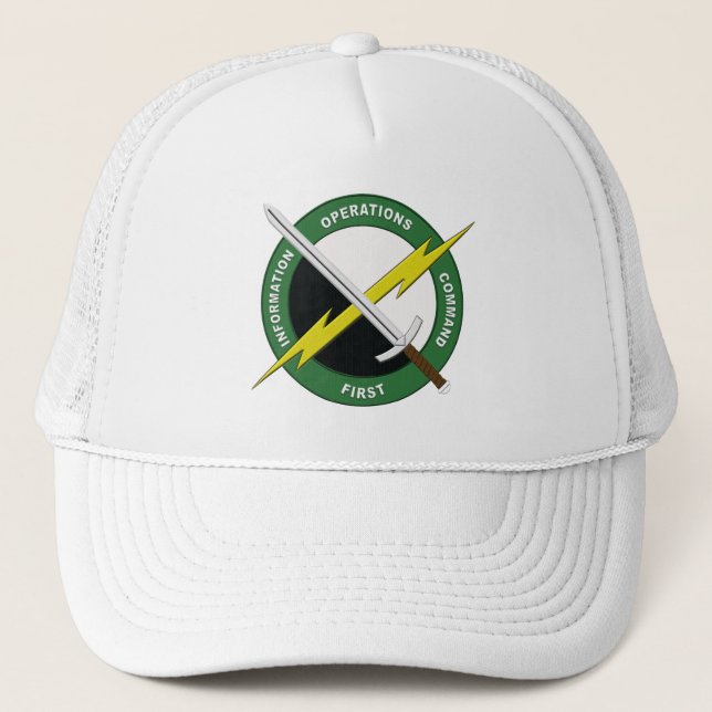 Gorra De Camionero 1er Comando de Información (Anverso)