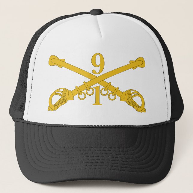 Gorra De Camionero 1r 9no regimiento de caballería de la escuadrilla (Anverso)