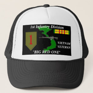 Gorra De Camionero 1r Casquillos de la bola del " rojo grande uno" de