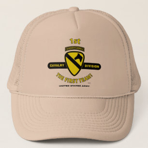 Gorra De Camionero 1r División de la caballería casquillo del