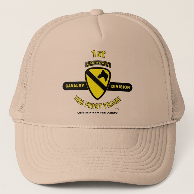 Gorra De Camionero 1r División de la caballería casquillo del (Anverso)