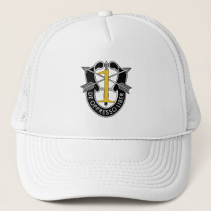 Gorra De Camionero 1r Escudo del grupo de las fuerzas especiales