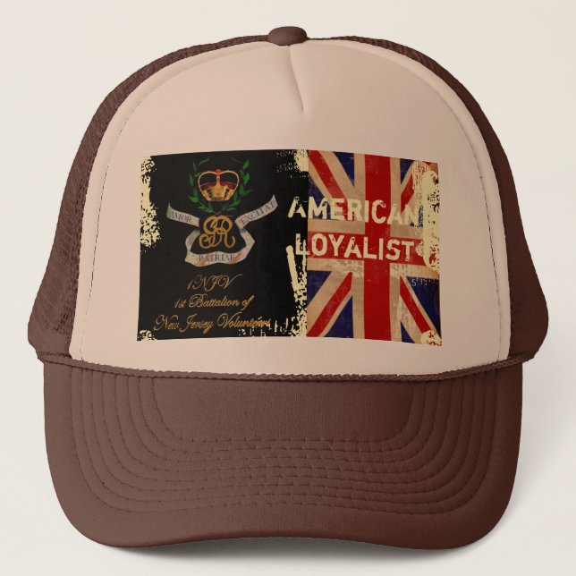 Gorra De Camionero 1r Voluntarios de New Jersey (Anverso)