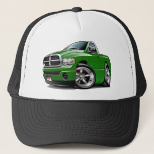 Gorra De Camionero 2003-08 camión del verde del espolón de Dodge