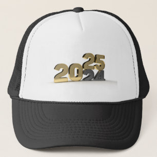 Gorra De Camionero 2024 Año Bajando, Nacido 2025 Imagen Impresa-Gorra