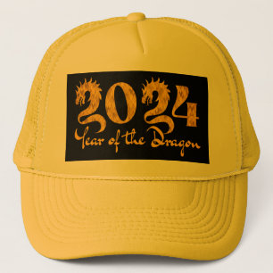 GORRA DE CAMIONERO 2024 AÑO DEL DRAGÓN DE ORO
