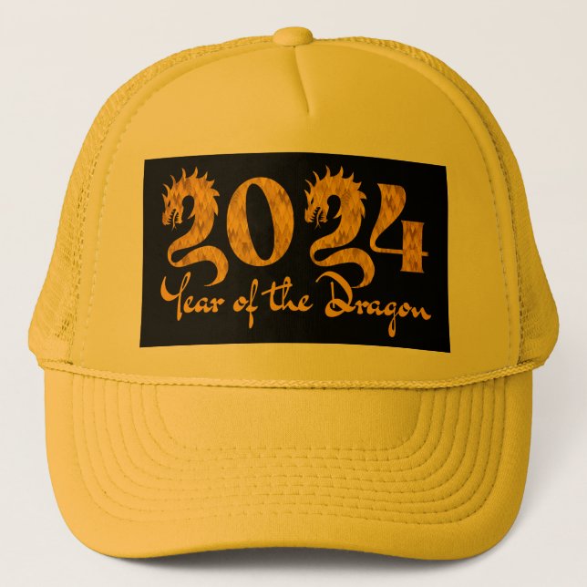 GORRA DE CAMIONERO 2024 AÑO DEL ORO DEL DRAGÓN (Anverso)