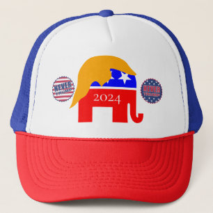 Gorra De Camionero 2024 Nunca Trump Thunder_Cove