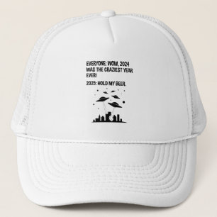 Gorra De Camionero 2025 Celebrar mi cerveza Año Nuevo